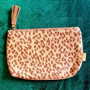 Ipsy Leopard Print Makeup Pouch